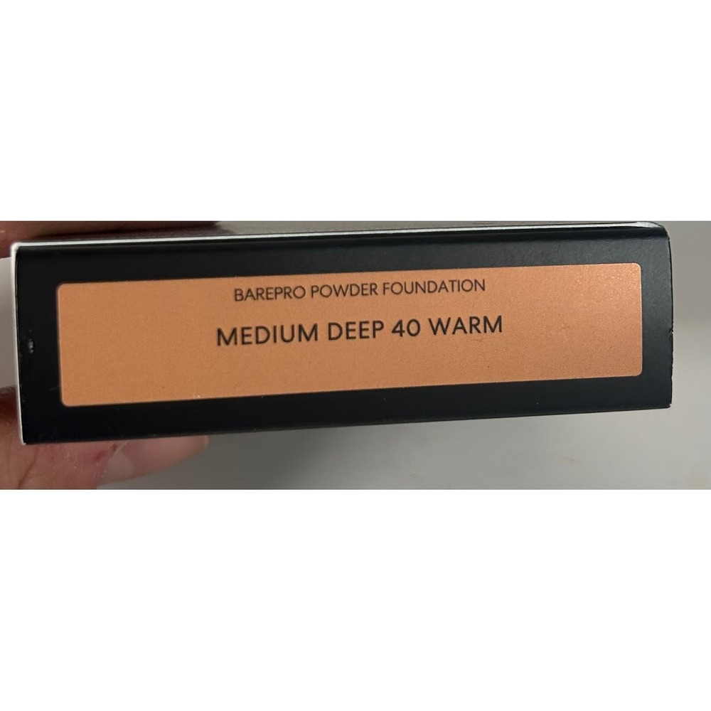 bareMinerals BAREPRO 24HR Wear Powder Foundation Medium Deep 40 Warm 8g 0.28oz - Picture 2 of 5